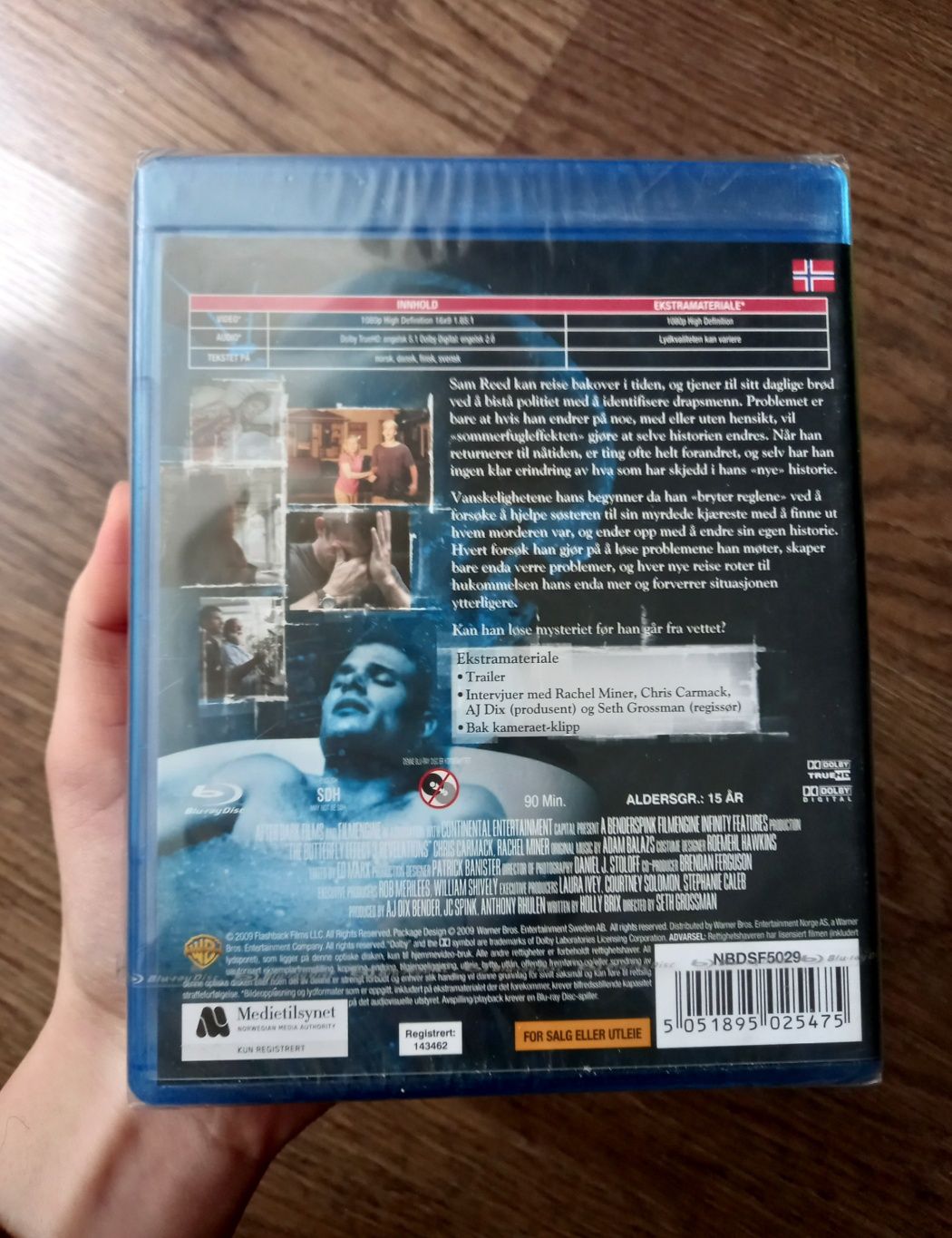 Film DVD blu-ray NOWY Butterfly Effect 3 angielski norweski szwedzkii