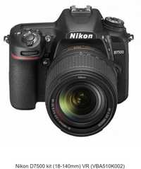 Дзеркальний фотоапарат Nikon D7500 kit (18-140mm) VR