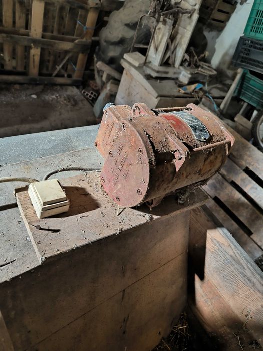 Limpador de cereal com motor