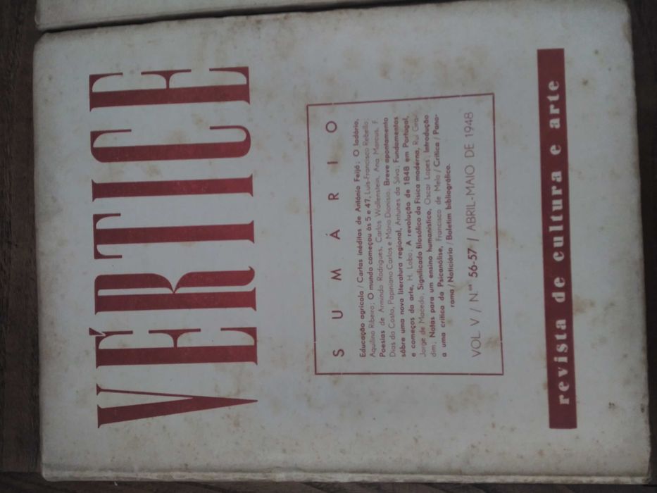 Vértice | Colóquio de Letras - anos 40-50 - desde 7€