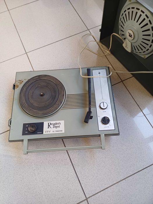 Gira discos vintage para restauro