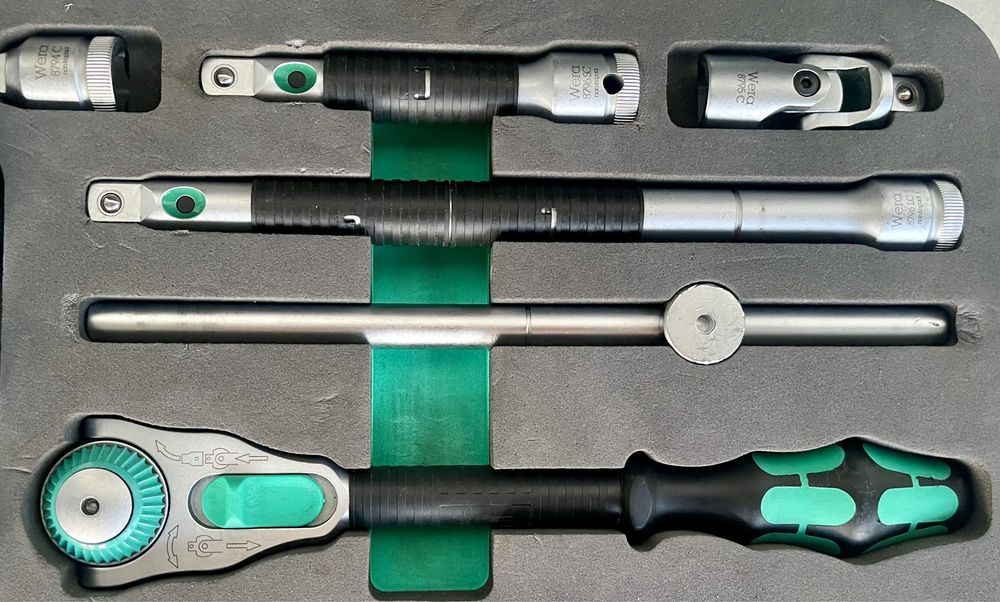 Wera 8100 SC 2 Zyklop 37 częściowy zestaw kluczy nasadowych 1/2” moto