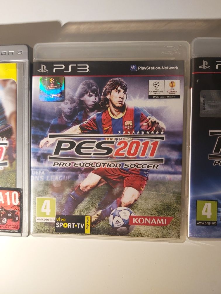 PS3 e jogos pro evolution soccer. Dou portes de envio grátis