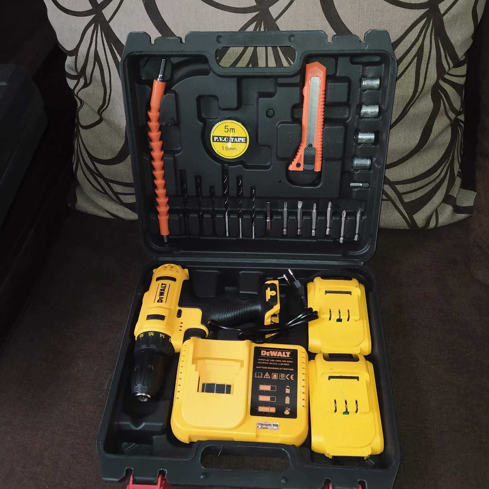 Мощный шуруповерт аккумуляторный dewalt 24V 5A