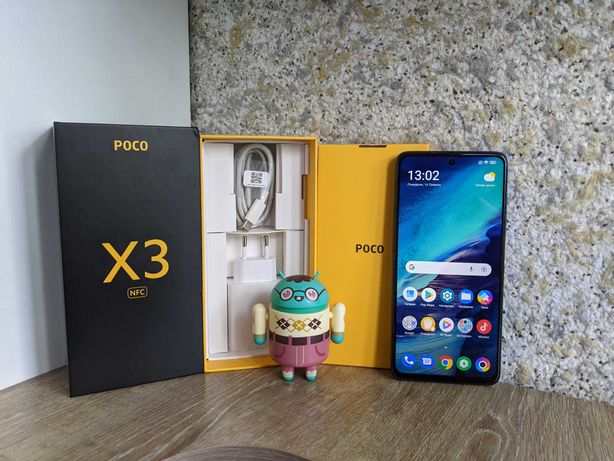 Xiaomi Poco X3 NFC 6/64ГБ, 6,67"120Гц, 5160мАч, 64мп, Б/У Смарт