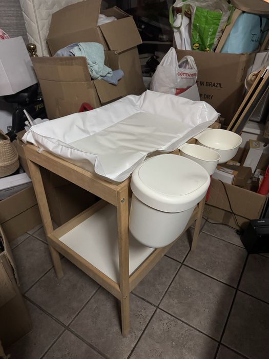 Trocador fraldas ikea acessorios incluidos
