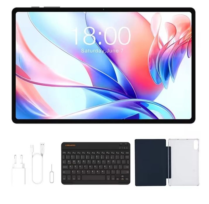 Tablet HD NOVO com teclado, caneta, fones, capa e garantia de 2 anos!
