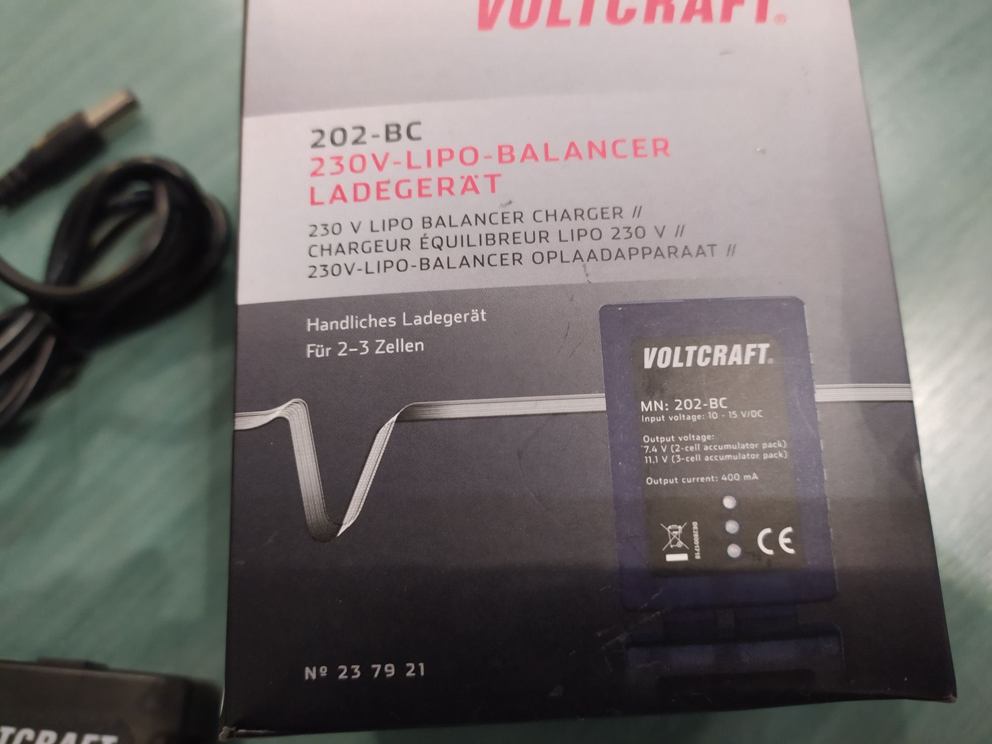 Ładowarka modelarska Voltcraft 202-BC 230V 0.4A NOWA