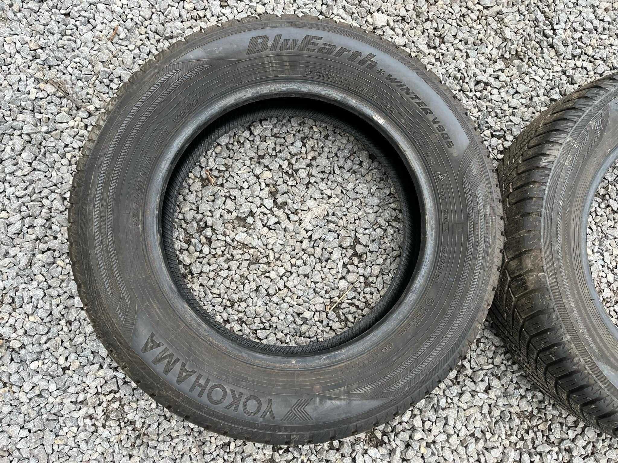 Opony 185/65R15 Yokohama Blu-Earth Winter V906 Zima 2sztuki 6,88mm