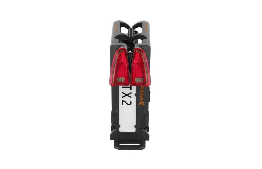 SPINDER TX2 Led bagażnik na hak dwa rowery kompaktowy uchylny