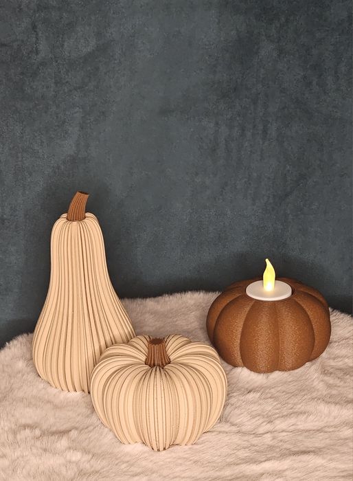 Ozdoby jesienne z druku 3d