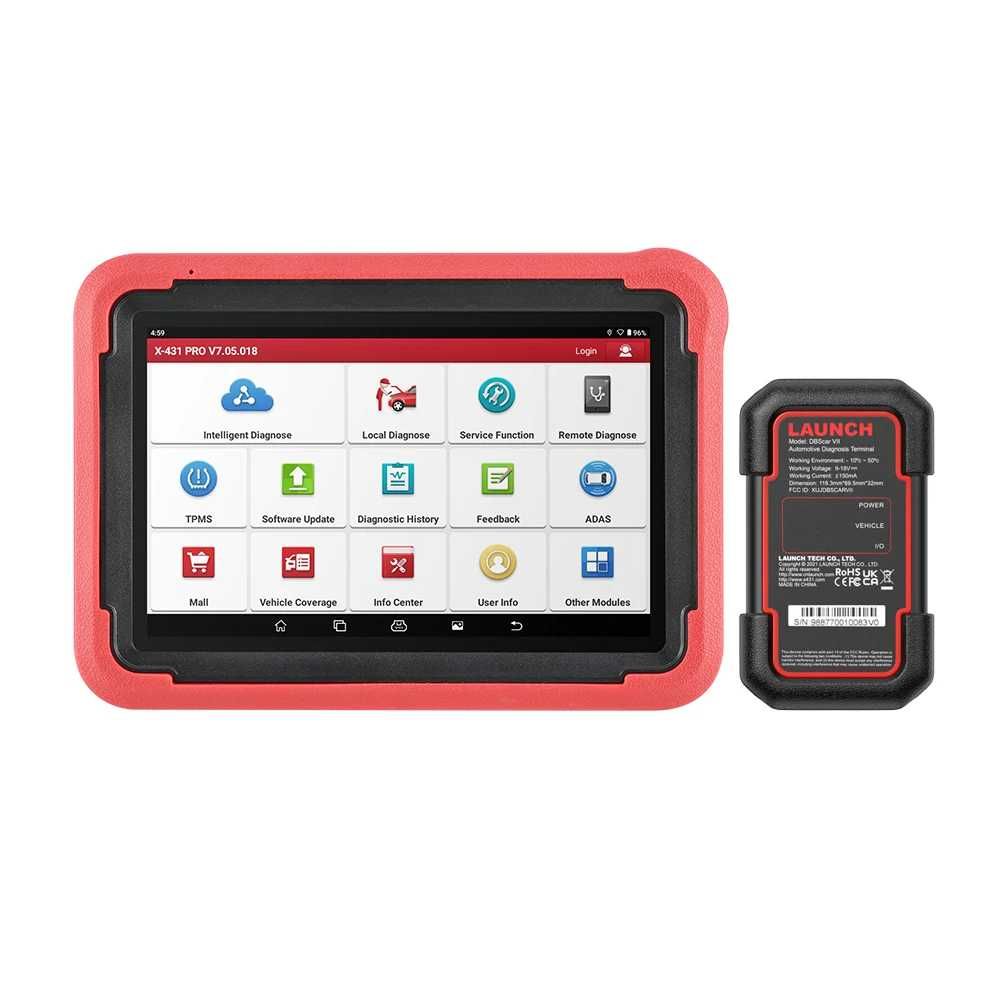 Launch X431 PROS V5 HD Maq Diagnostico Ligeiros + Pesados (NOVO)