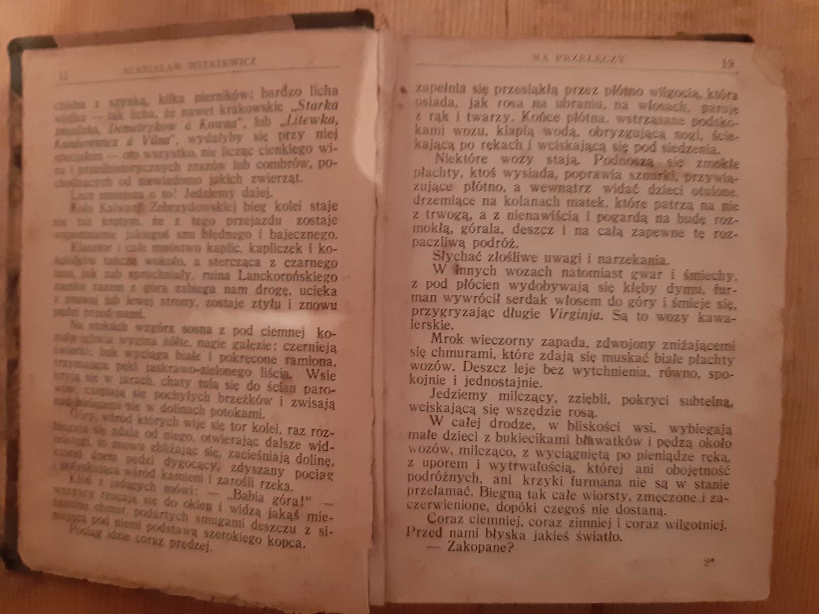 Zestaw 4 książek, wydania przedwojenne.