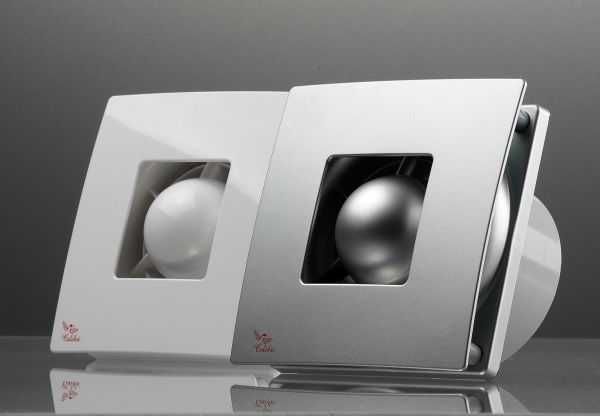 Вентилятор осьовий Atoll Titan 100 сірого коліру малошумний