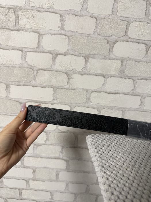 Подарунковий набір чоловічий Coach ремінь та гаманець