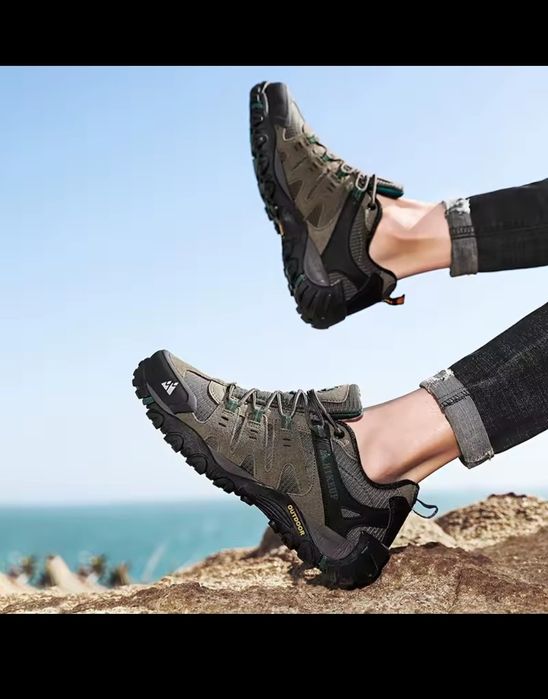 Nowe buty wspinaczkowe HikeUp R42 twarda podeszwa typu Vibram metki