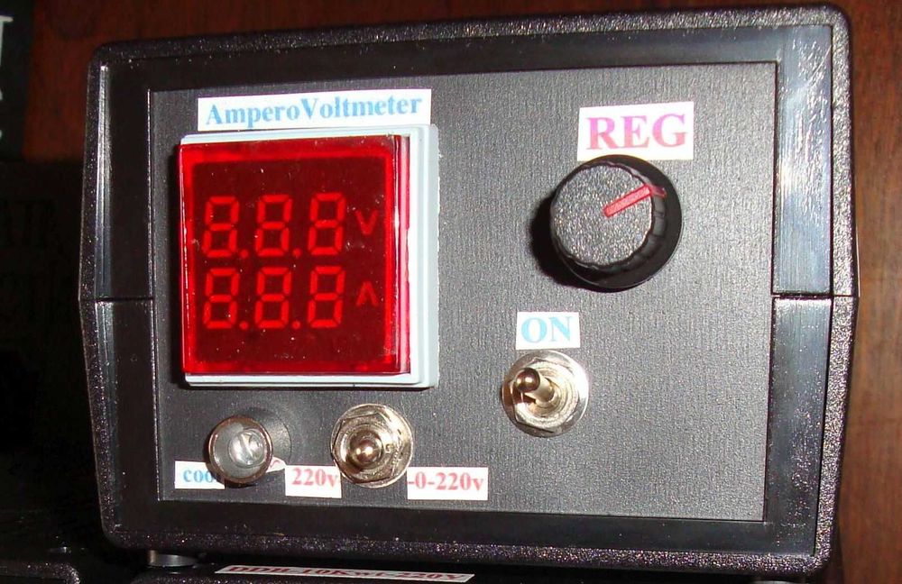 Регулятор потужності 0-220в для дистилляції-спирт на 16 квт макс