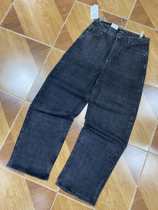 Джинси Flared Baggy широкі беггі джинси чорного кольору