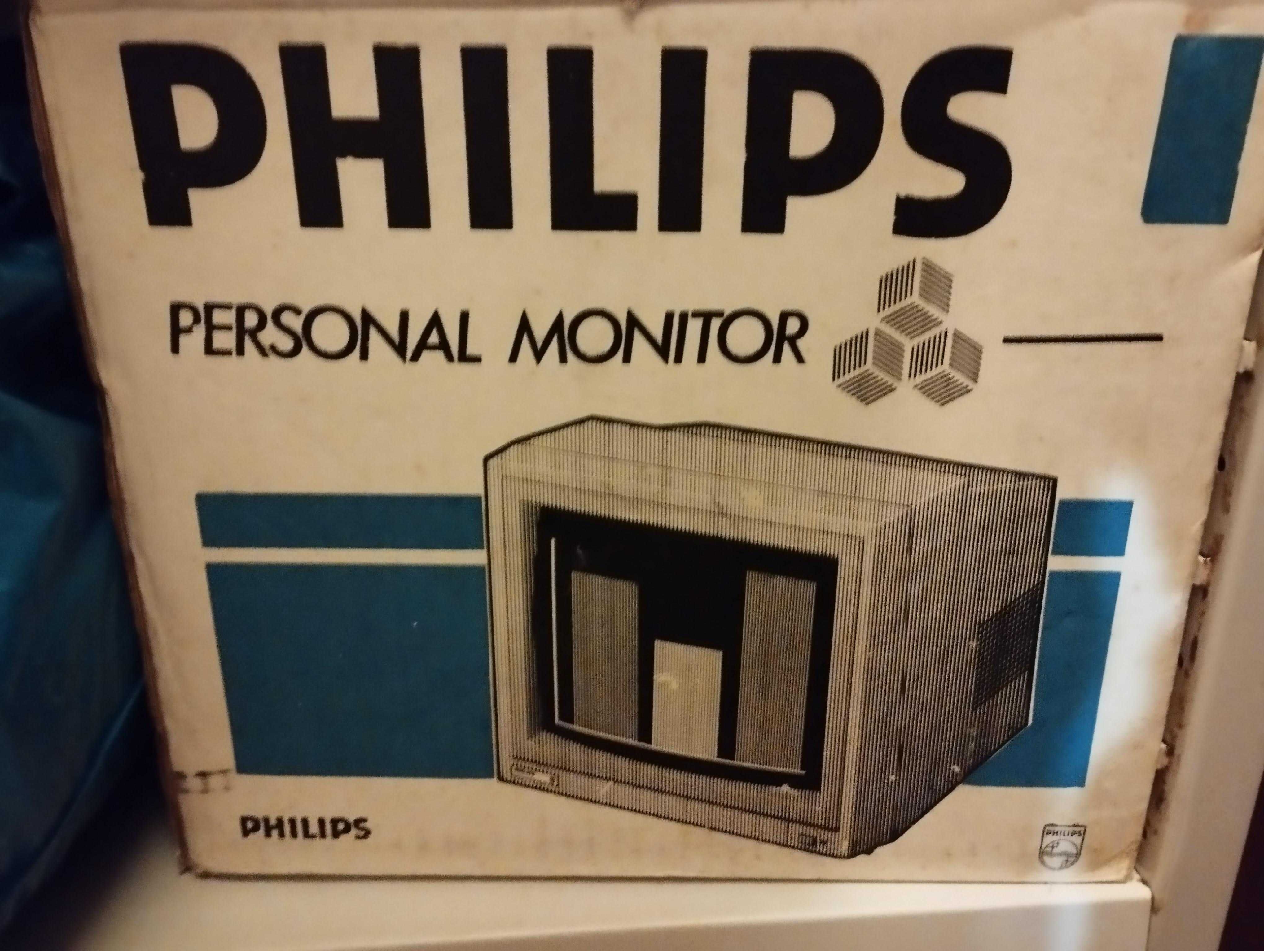 Monitor CRT Philips Computer Monitor 80 – antigo vintage