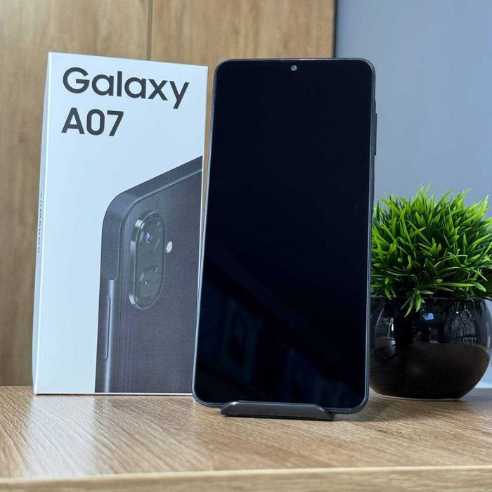 НОВИЙ Мобільний телефон Samsung Galaxy A07 4/128GB Black Смартфон