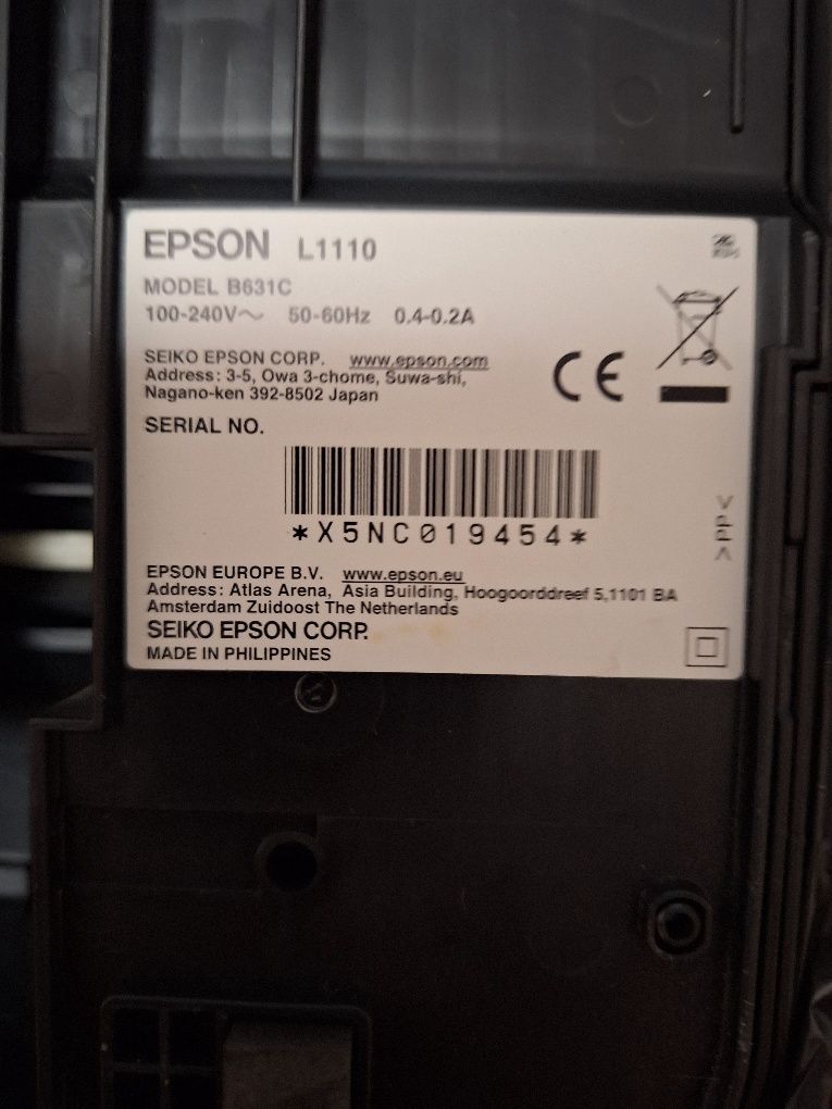 Drukarką Epson L1110