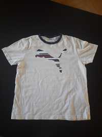 Biała koszula T-shirt bmw Sauber F1 puma 122 134