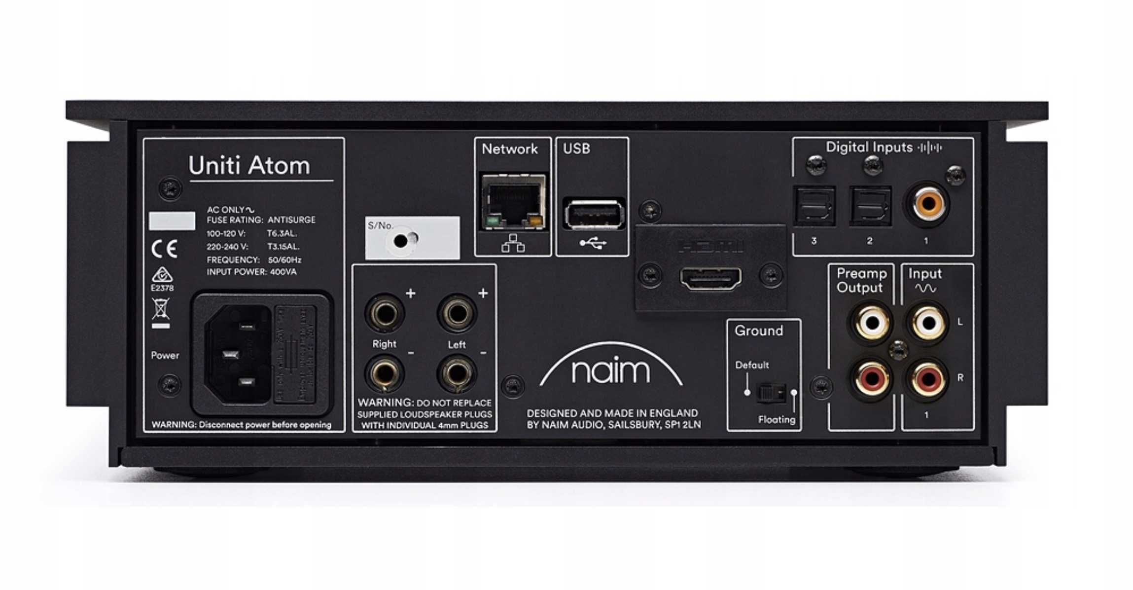Wzmacniacz sieciowy Naim Uniti Atom HDMI - raty 0% [S4Home] - Oświęcim