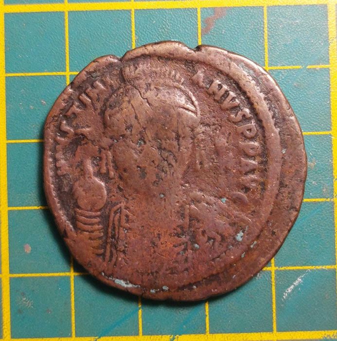 Moeda Imperio Romano do Oriente Justiniano I