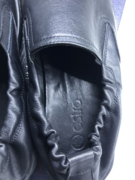 Макасини Туфлі Кеди Лофери чоловічі,чорні Estro шкіра,42