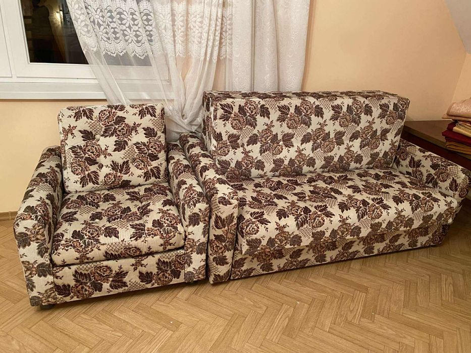 Oddam komplet kanapa + 2 fotele