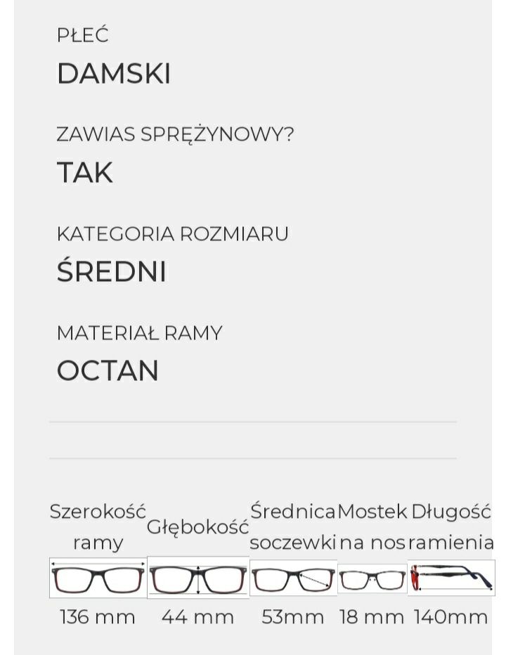 Oprawki Ray Ban kocie