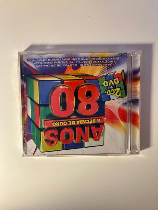2 CD's + DVD: Anos 80- Década de ouro selados