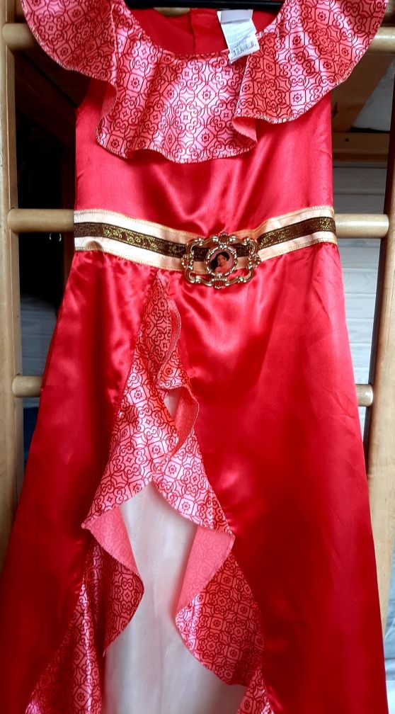 Карнавальное, нарядное, новогоднее, красное платье Елена из Авалора