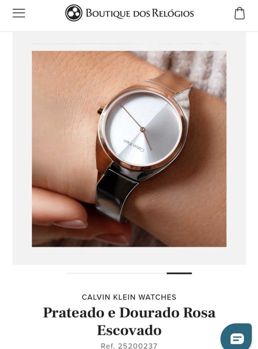 Relógio Calvin Klein watches Prateado e Dourado Rosa escovado