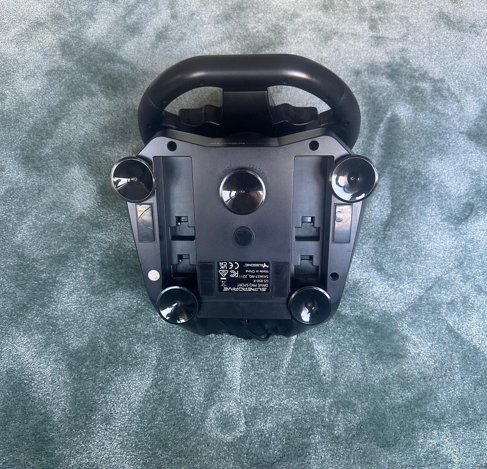 Volante SUPERDRIVE GS 850-X + Pedais + Manete-como novo!