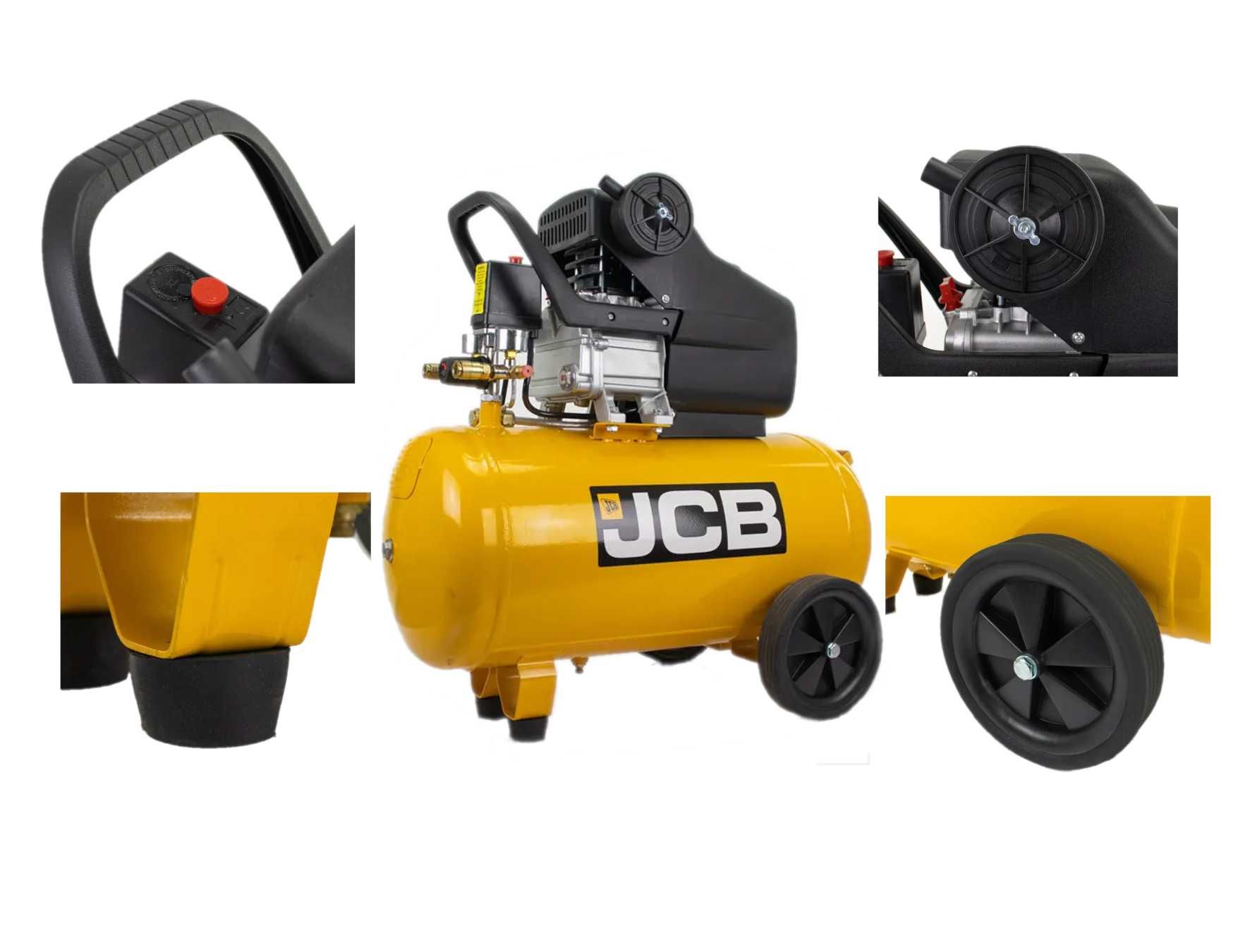 Kompresor olejowy JCB 21-AC50 Profesjonalna sprężarka 50l 8 bar 1800 W