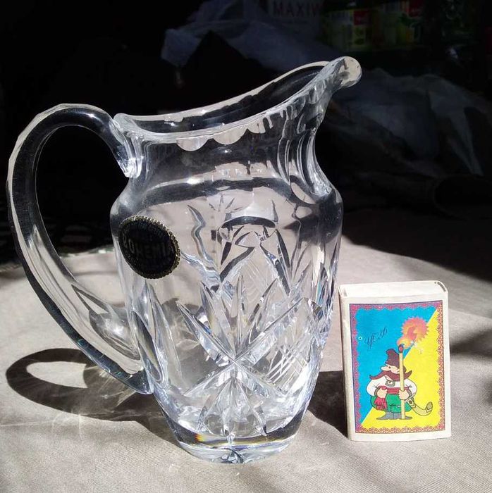 Хрустальный молочник (соусник) Bohemia