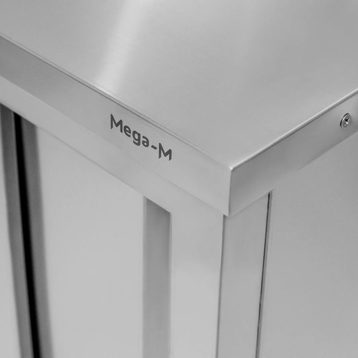Stół gastronomiczny centralny przelotowy z szafką Mega-M 150x70x85 cm