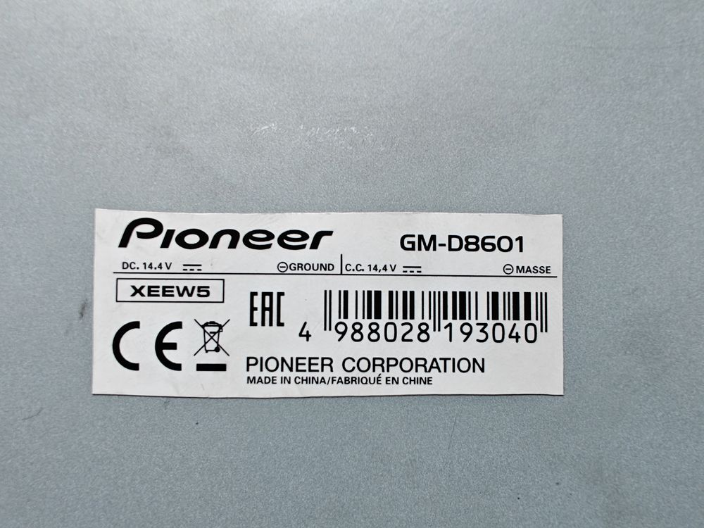 Pioneer GM-D8601 wzmacniacz 1600w