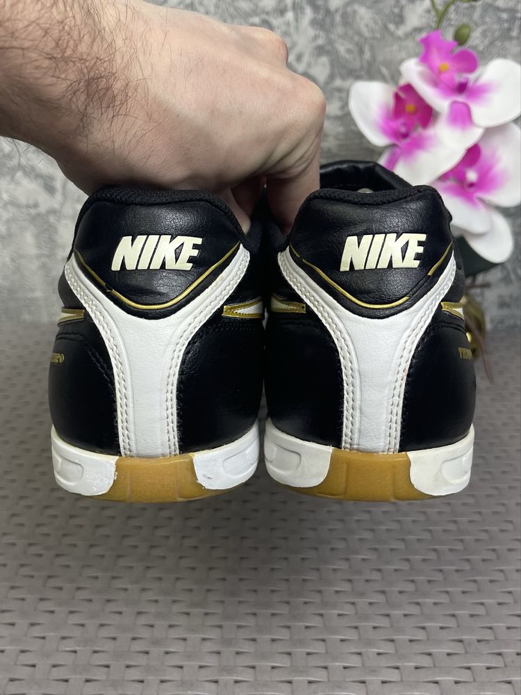 Nike Tiempo копы сороконожки бутсы 46 размер кожаные футбольные