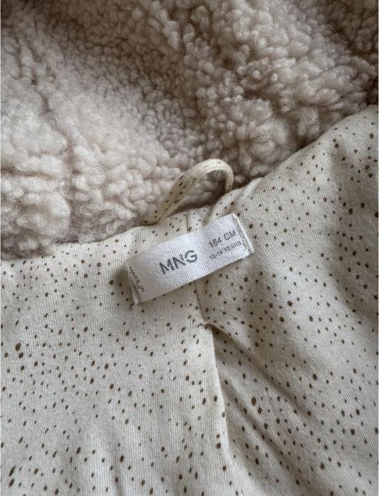 Шубка для дівчинки MANGO з еко хутра