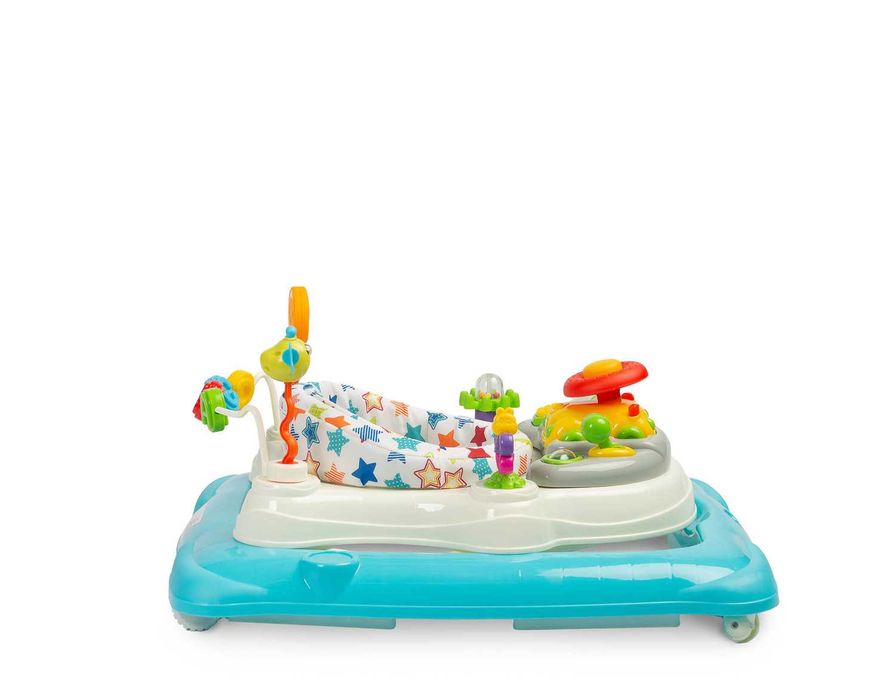 Edukacyjny chodzik siedzisko 360° STEPP light blue TOYZ-20392
