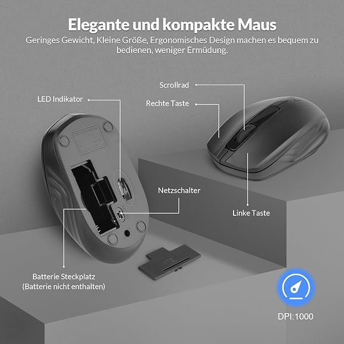 rii zestaw bezprzewodowa klawiatura i mysz