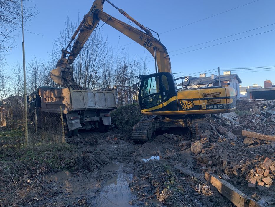 Чистка ділянок, вивіз хламу Камазами самоскидами доставка матеріалів