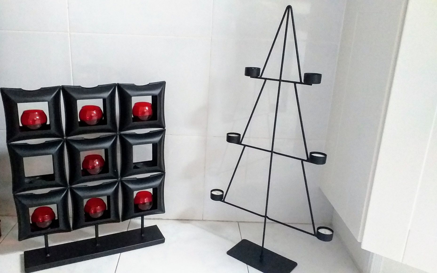 Árvore Natal com velas