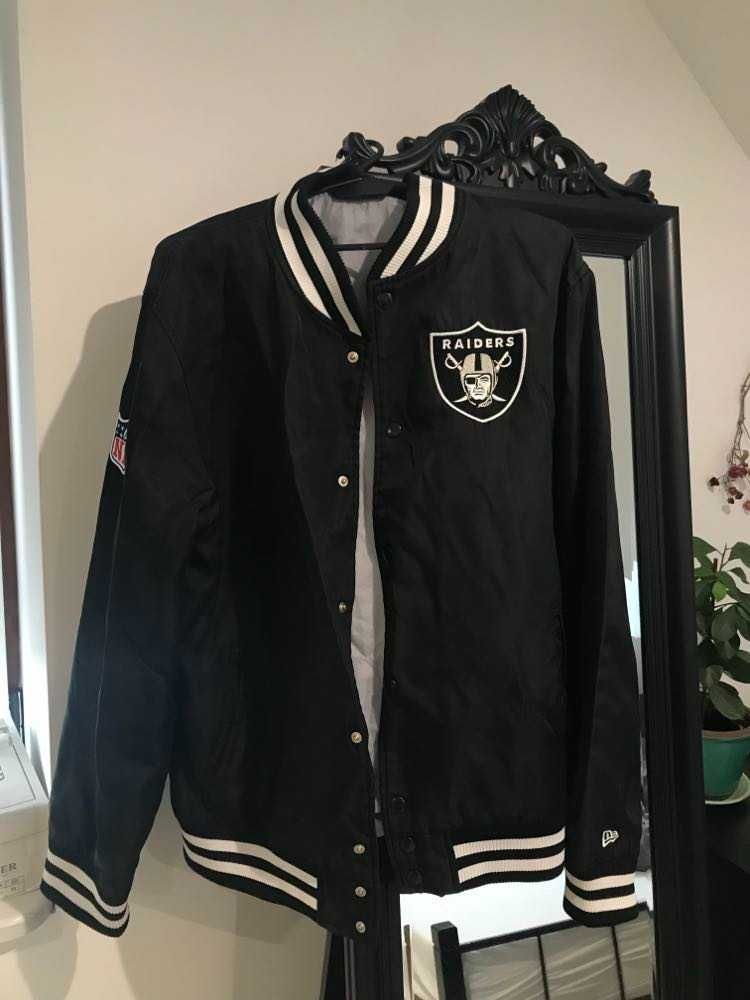 Kurtka raiders nfl bomber bomberka bejsbolówka new era