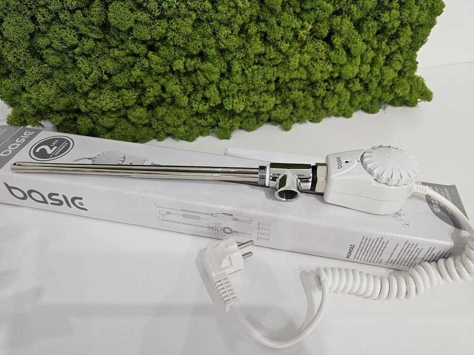 Grzałka z termostatem do grzejnika łazienkowego 600W