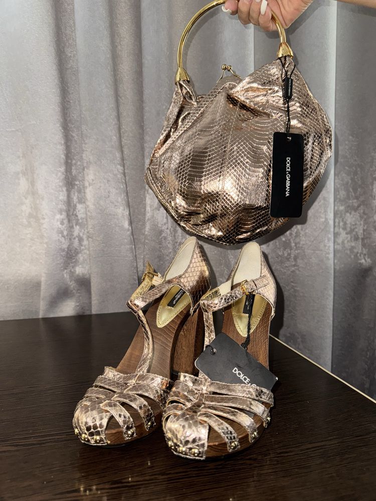 Підбори та сумка Dolce&Gabbana (комплект) оригінал без торгу