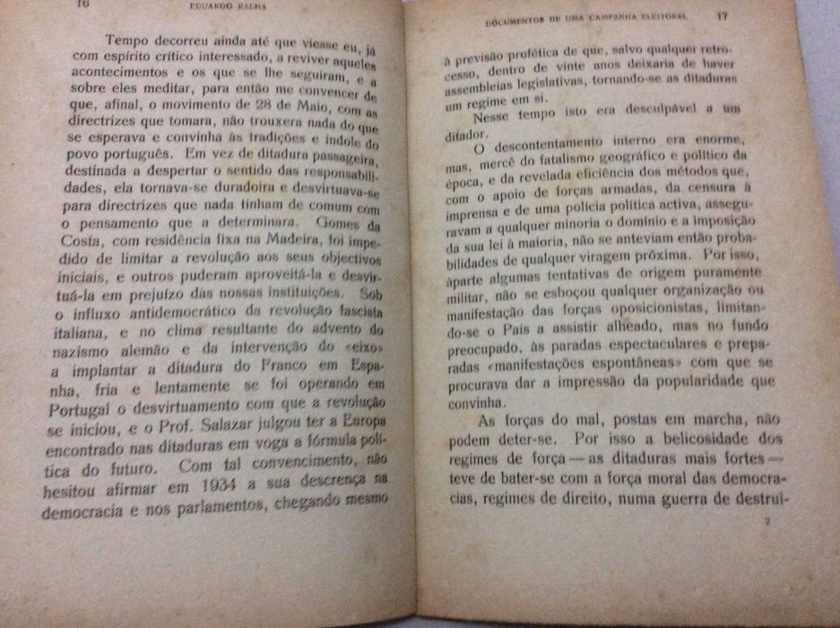 Documentos de uma campanha eleitoral : por que sou candidato... 1953