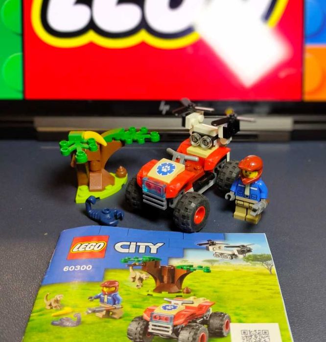Klocki Lego City 60300 Quad ratowników dzikich zwierząt